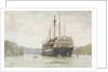 The 'Implacable' at Falmouth by Henry Scott Tuke
