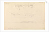 Sketches of profile and stern of a brigantine? and topographical sketch of Cape Finisterre...1843 by W. Maule