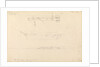 Sketches of profile and stern of a brigantine? and topographical sketch of Cape Finisterre...1843 by W. Maule