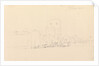 Drawing of Porchester Castle by John Christian Schetky
