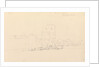 Drawing of Porchester Castle by John Christian Schetky