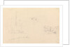 Slight sketch of 'Newcastle' frigate at Spithead by John Christian Schetky