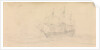 A naval frigate at sea by John Christian Schetky