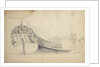 Portrait of a Dutch bezan yacht by Willem Van de Velde the Younger