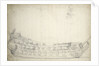 Portrait of a Dutch two-decker by Willem van de Velde the Elder
