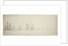De Ruyter's fleet before the wind, 9-19 August 1665 by Willem van de Velde the Elder