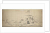A Dutch Fleet lying-to in a breeze: a council-of-war by Willem van de Velde the Elder