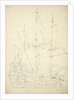 Portrait of the 'Groeningen'. Built 1641. 48-guns. Chartered by Denmark 1666-1667 and not thereafter mentioned. Also called 'Stad Groeningen', 'Wapen van Groeningen' and 'Zwarte Arend' by Willem Van de Velde the Younger