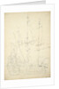 Portrait of the 'Groeningen'. Built 1641. 48-guns. Chartered by Denmark 1666-1667 and not thereafter mentioned. Also called 'Stad Groeningen', 'Wapen van Groeningen' and 'Zwarte Arend' by Willem Van de Velde the Younger