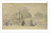 Dutch fleet at sea by Willem van de Velde the Elder