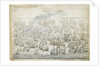 The Battle of Lowestoft, 3 June 1665, after the blowing up of the 'Eendracht' by Willem van de Velde the Elder