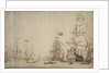 A council-of-war in the Dutch fleet? May 1665 by Willem Van de Velde the Younger