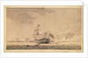 'Queen' on 1 June 1794 at noon, during the Battle of the Glorious First of June by Robert Cleveley