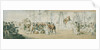 Embarking troops and horses at Margate, circa 1800 by John Augustus Atkinson