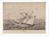 Denia Opium clipper topsail schooner built Cowes 1840 (shown off China coast 1851) by F G Hely