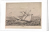 Denia Opium clipper topsail schooner built Cowes 1840 (shown off China coast 1851) by F G Hely