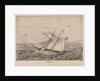 Denia Opium clipper topsail schooner built Cowes 1840 (shown off China coast 1851) by F G Hely
