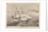 Emily Jane opium clipper ship (shown off China coast 1845) by F G Hely