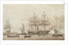 Arrival of Louis Philippe at Portsmouth 5 October 1844 by John Wilson Carmichael