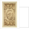 Drawing for the ceiling of the Painted Hall with key to figures on reverse by James Thornhill