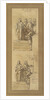 Sketches for the west wall of the Painted Hall, Greenwich by James Thornhill