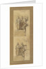 Sketches for the west wall of the Painted Hall, Greenwich by James Thornhill
