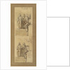Sketches for the west wall of the Painted Hall, Greenwich by James Thornhill