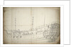 Portrait of an English two-decker by Willem Van de Velde the Younger