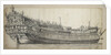 English two-decker, possibly the 'Yarmouth', built in 1653 and broken up in 1680 by Willem van de Velde the Elder