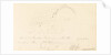 Sketch of the bow of HMS 'Collingwood' by Robert Strickland Thomas