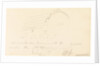 Sketch of the bow of HMS 'Collingwood' by Robert Strickland Thomas