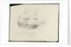 Sketch of HMS 'Caledonia' by Robert Strickland Thomas