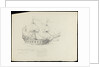Sketch of HMS 'Caledonia' by Robert Strickland Thomas
