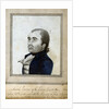 Sketched portrait of Marsh, purser of the 'Queen Charlotte' by unknown