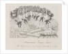 Sketch of 'Andromeda's' barge's crew by unknown