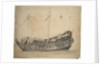 Portrait of the 'Vrijheid', 50-gun ship of the Amsterdam Admiralty, built in 1651 and blown up in action in 1676 by Willem van de Velde the Elder