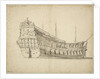 Portrait of the 'Prins te Paard' built in about 1658 and wrecked in 1683 by Willem Van de Velde the Younger