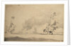 A Dutch ship in chase of an English ship, 1673 by Willem Van de Velde the Younger