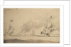 A Dutch ship in chase of an English ship, 1673 by Willem Van de Velde the Younger