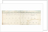 The plan, elevation and perspective view of the fleet at Spithead 1773 by Dominic Serres