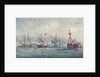 Her Majesty reviewing the fleet, 23 April 1856 by A.W. Howles