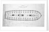 Plan of the lower deck of the 'Centaur' by Unknown