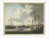 The Duke of Clarence landing at Stade, Prussia, at the mouth of the Elbe, 1785 by Robert Cleveley