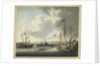 The Duke of Clarence landing at Stade, Prussia, at the mouth of the Elbe, 1785 by Robert Cleveley