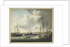 The Duke of Clarence landing at Stade, Prussia, at the mouth of the Elbe, 1785 by Robert Cleveley