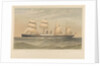 Lithograph of the 'Orient' (1879) steam ship by Thomas Goldsworth Dutton