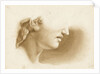 Study of the lower part of a human face, possibly a statue by Margaret Louisa Herschel