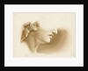 Study of the lower part of a human face, possibly a statue by Margaret Louisa Herschel