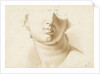 Study of the lower half of a human face, possibly a statue by Margaret Louisa Herschel