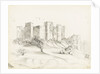 Sketch of Framingham Castle, Suffolk by Margaret Louisa Herschel